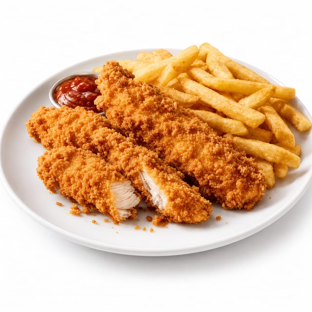 Chicken Strips & Fries.