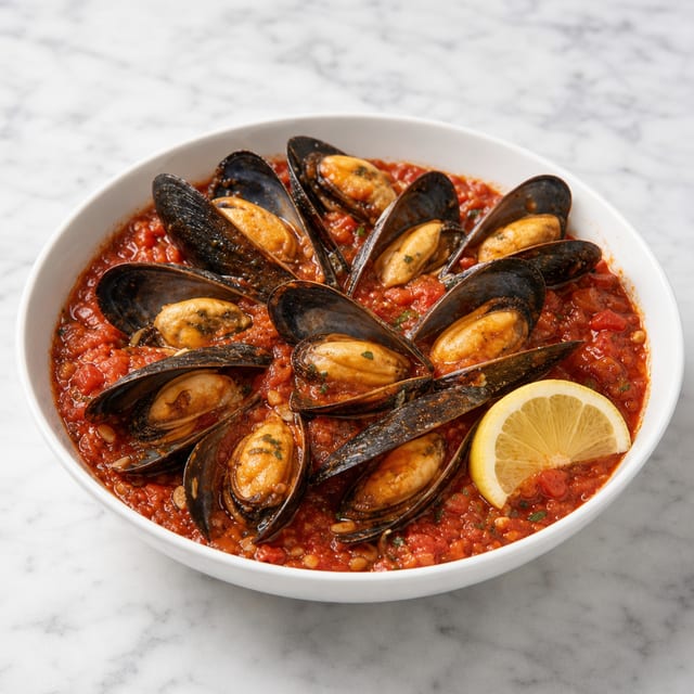 Mussels Marinara.